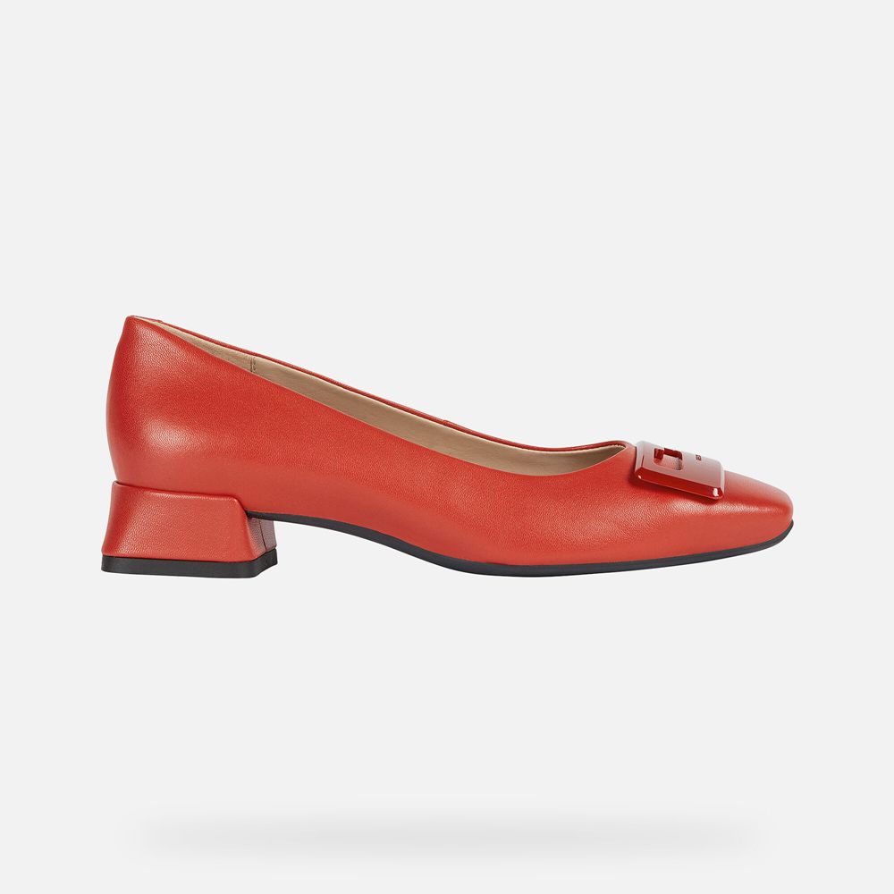 Ballerines Geox Vivyanne - Rouge - Femme 193752-BXE